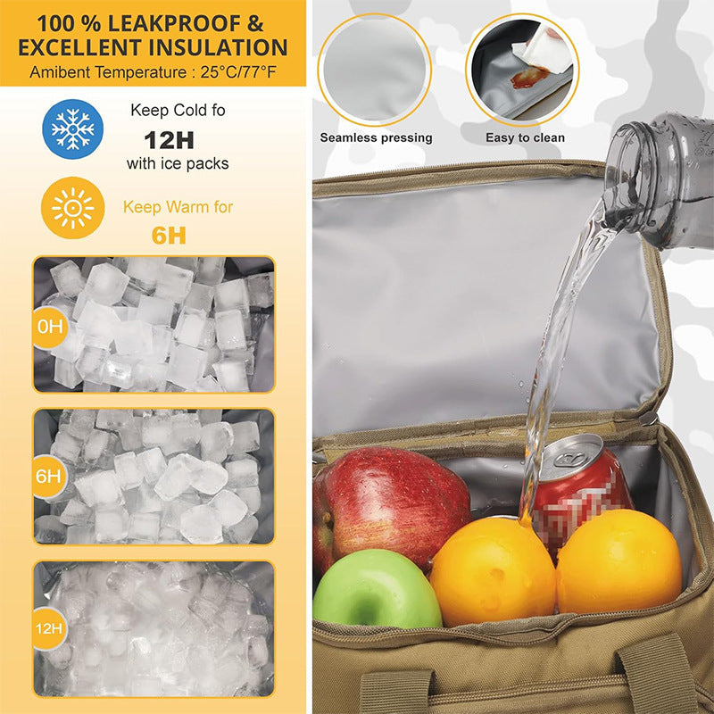 Insulated cooler backpack with multiple compartments Kalsten