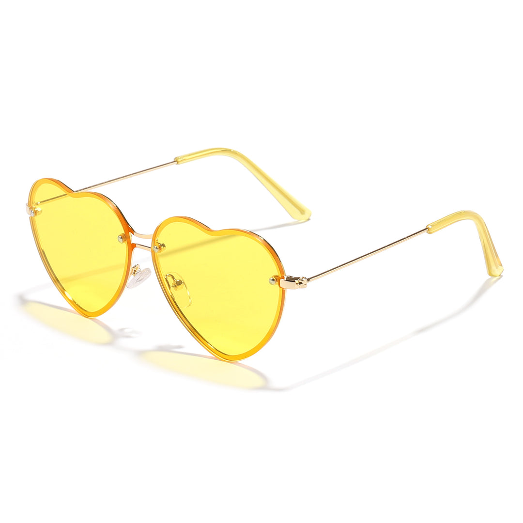 Women Heart-Shaped Sunglasses with Stylish Lenses Kalsten