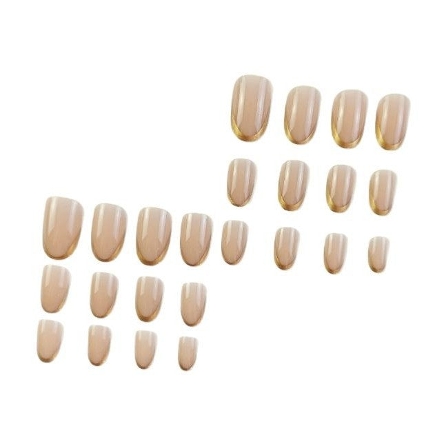 Elegant French Tip Nail Art Set Kalsten