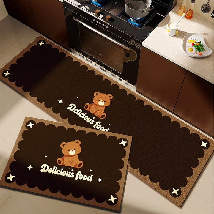 Playful Pet-Themed Kitchen Mat Set Kalsten