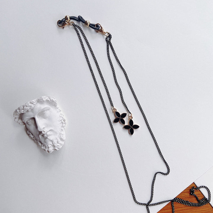 Fashionable glasses holder chain with star pendants Kalsten
