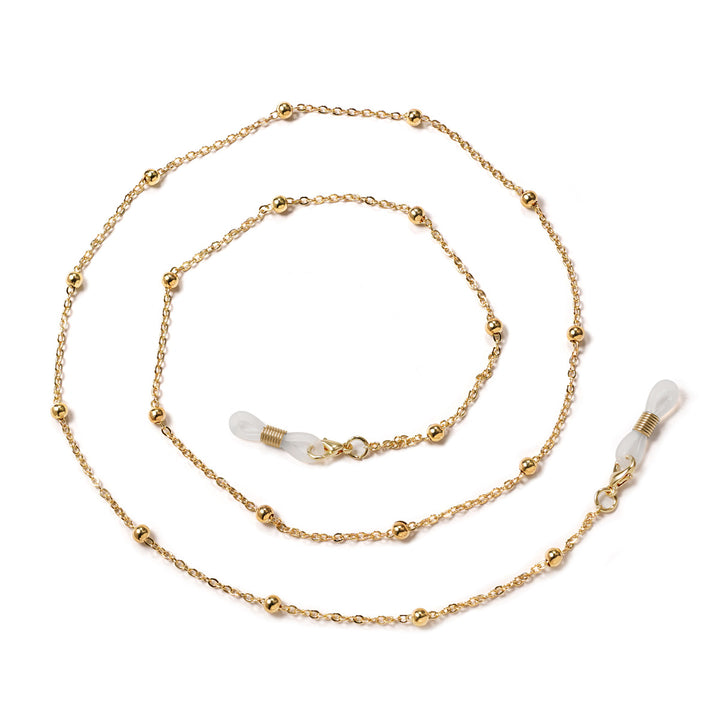 Premium Gold Beaded Eyewear Chain kalsten