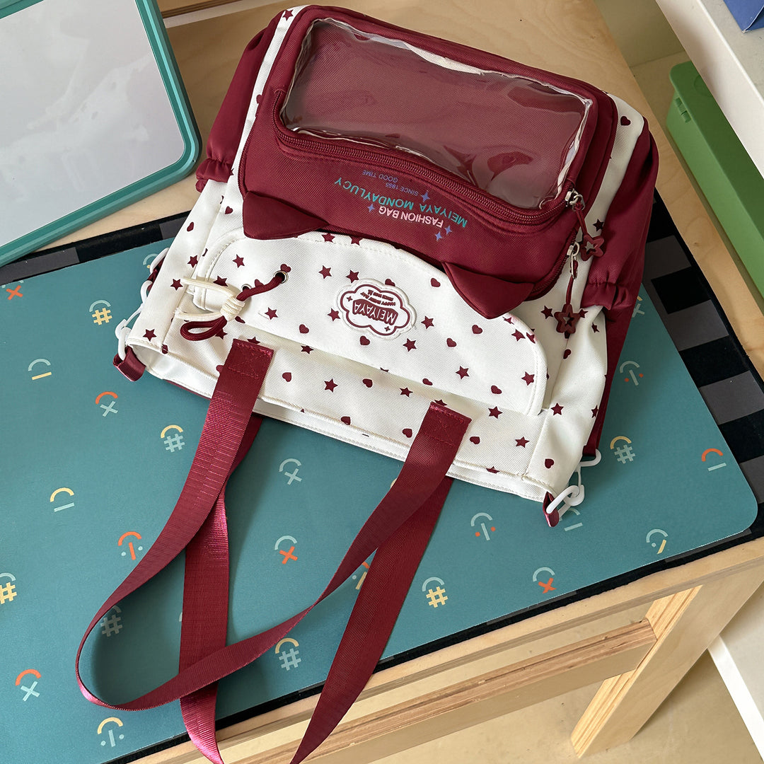 Stylish Water-Resistant Star-Patterned Backpack Kalsten