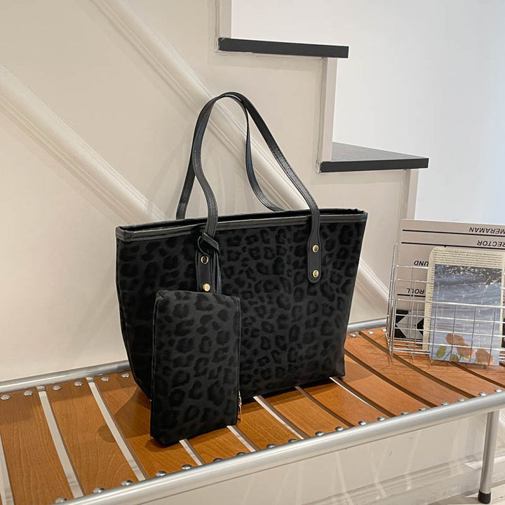 Stylish Leopard Print Tote Bag