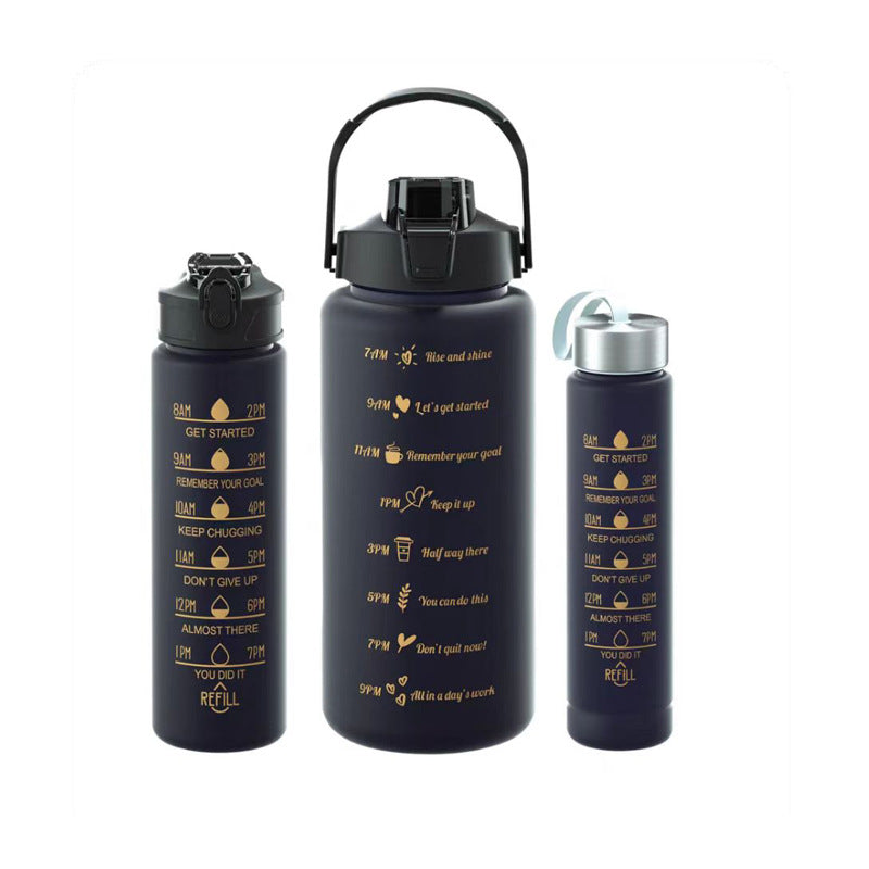 Unisex Motivating Water Bottle with Time Markings Kalsten