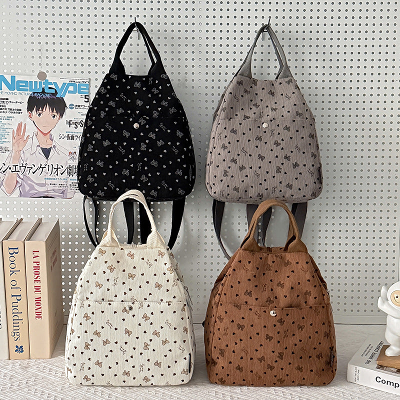 Cord Backpack with Playful Designs Kalsten