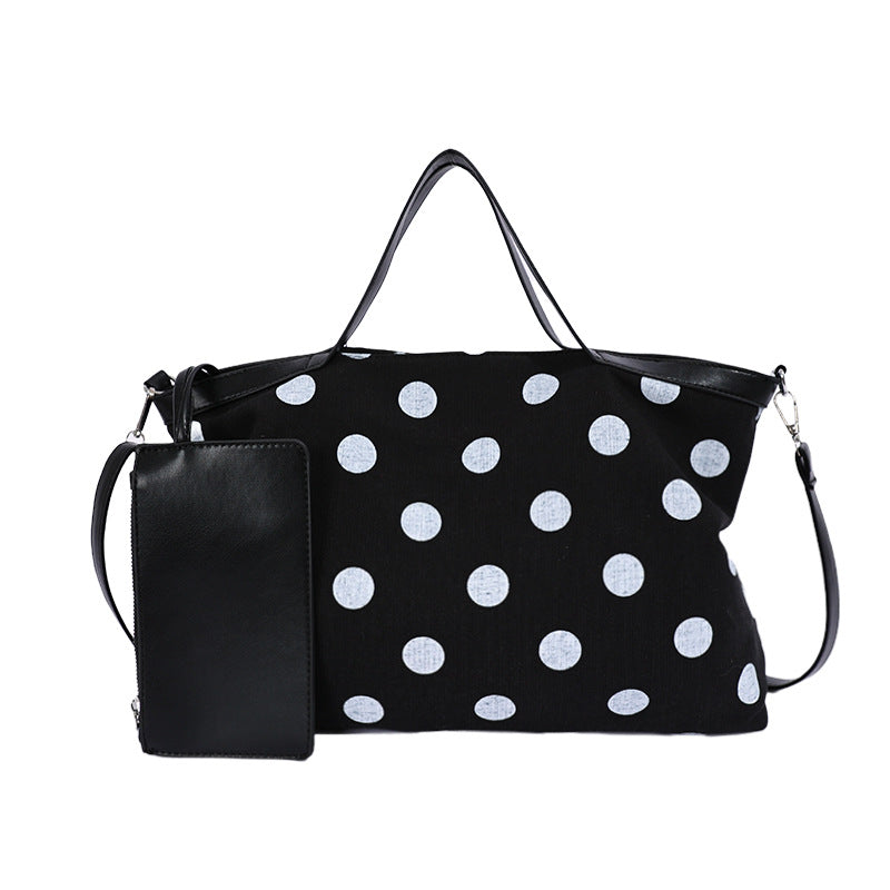 Polka Dot Multifunctional Tote Bag Kalsten
