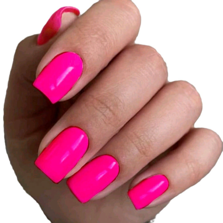 Glossy Square Nail Art Extensions