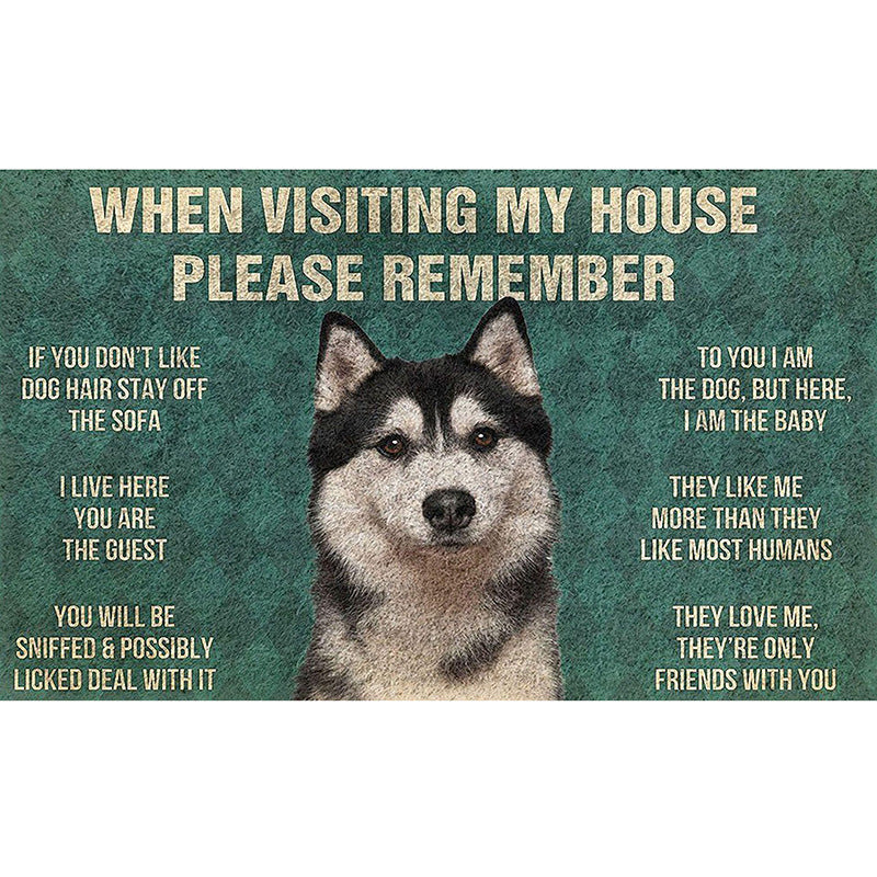 Fun Dog-Themed Door Mat Kalsten