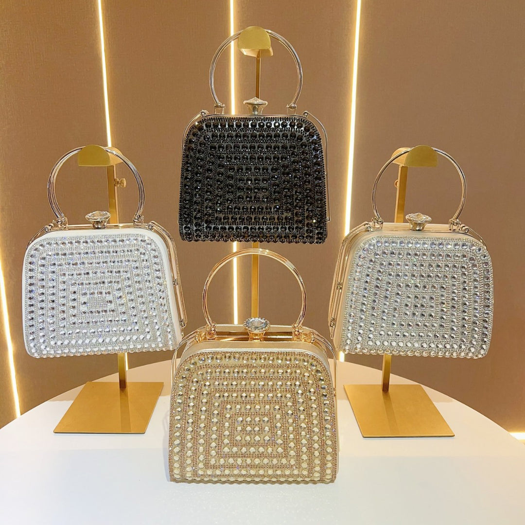Elegant Handheld Rhinestone Evening Purse