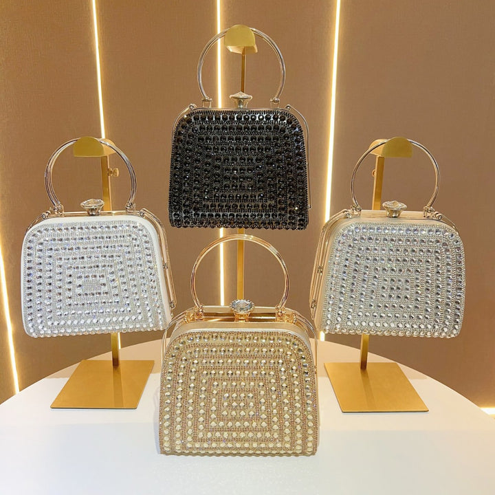 Elegant Handheld Rhinestone Evening Purse