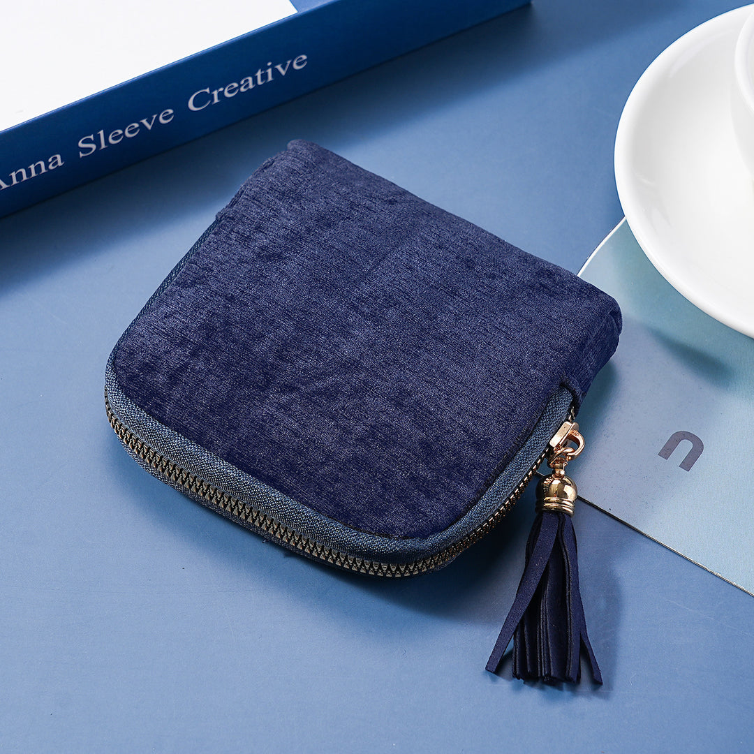 Compact Zippered Coin Pouch
