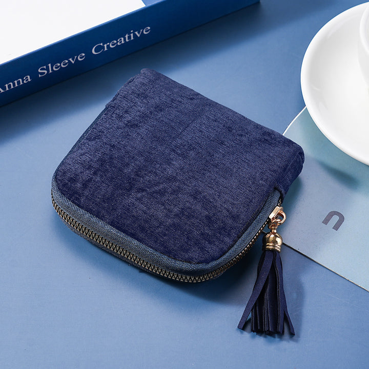 Compact Zippered Coin Pouch