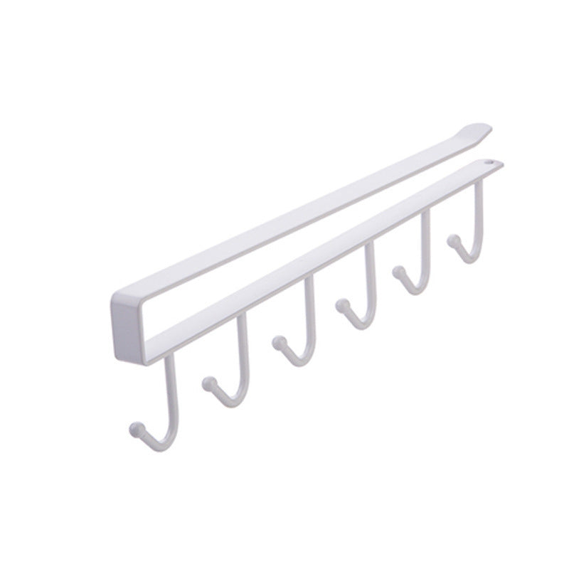 Wall-Mounted Multi-Purpose Hook Rack