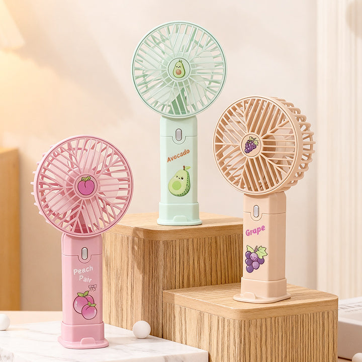 Women's portable USB table fan with built-in battery Kalsten