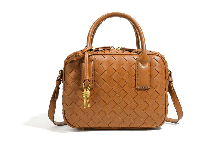 Textured Leather Boutique Handbag Kalsten