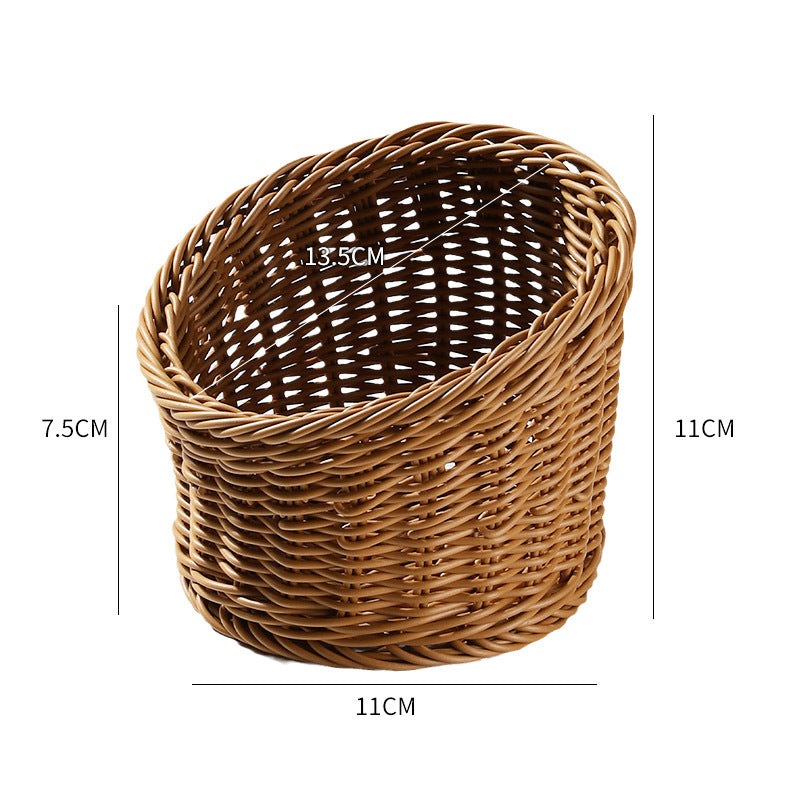 Handcrafted Natural Wicker Storage Basket Kalsten