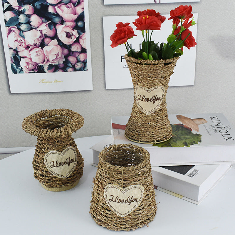 Handcrafted Natural Woven Storage Basket Kalsten