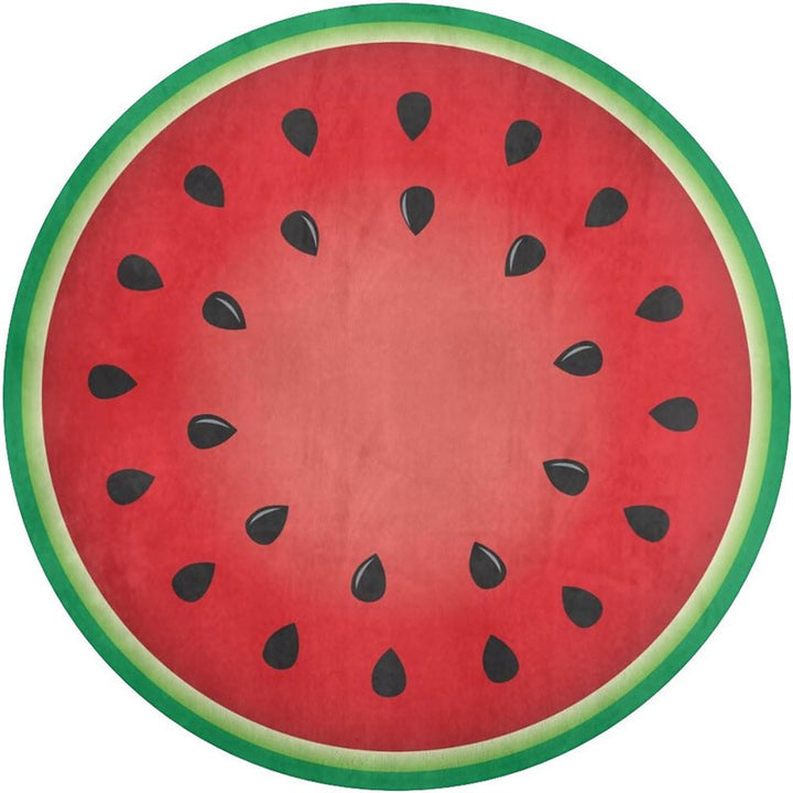 Gaming-Themed Round Plush Area Mat