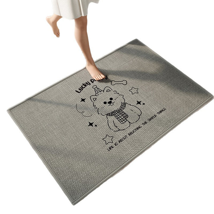 Elegant Modern Bathroom Mat Kalsten