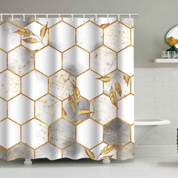 Geometric Motif Shower Curtain Kalsten