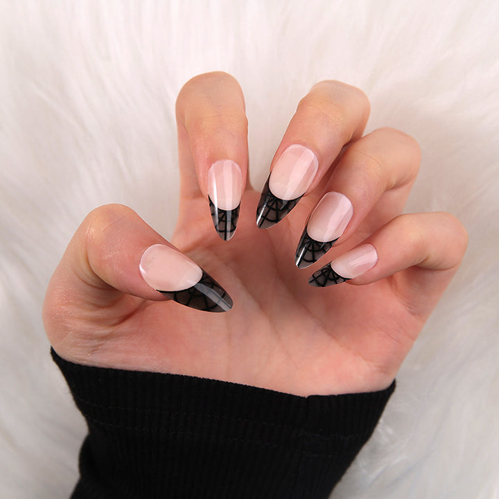 Artificial nails with floral minimalism Kalsten