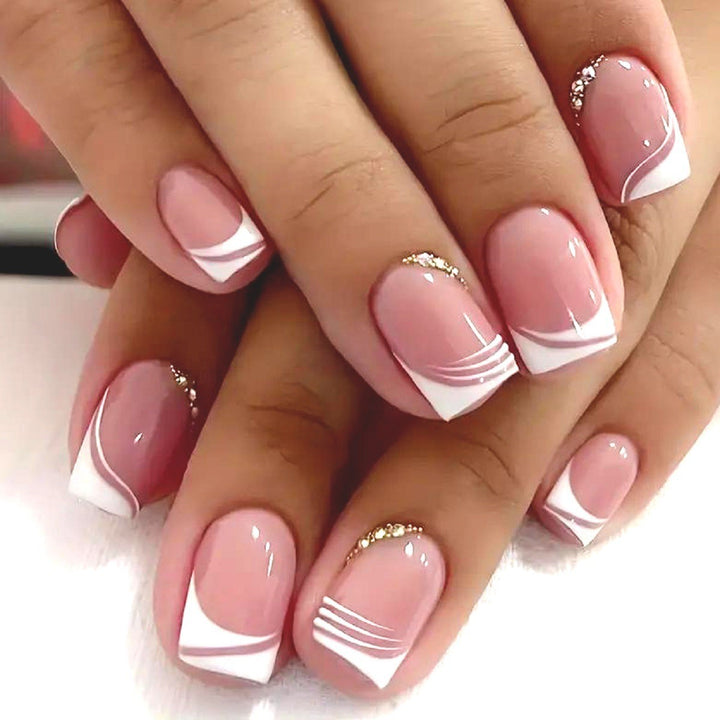 Elegant French Tip Nail Art Design