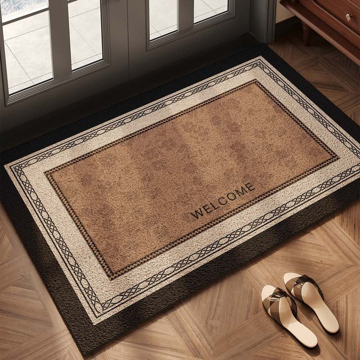 Checkerboard Pattern Welcome Mat Kalsten