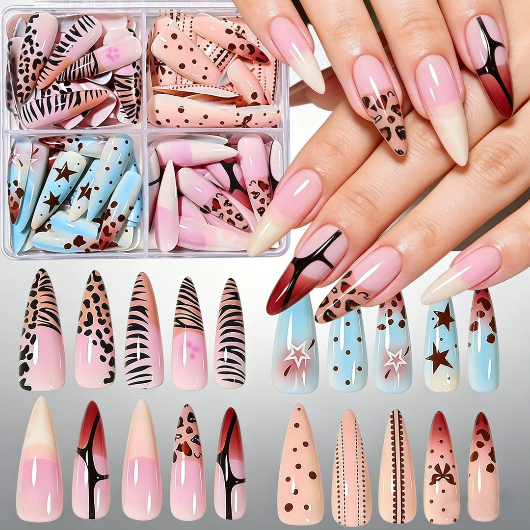 Artistic Long Stiletto Press-On Nail Set Kalsten