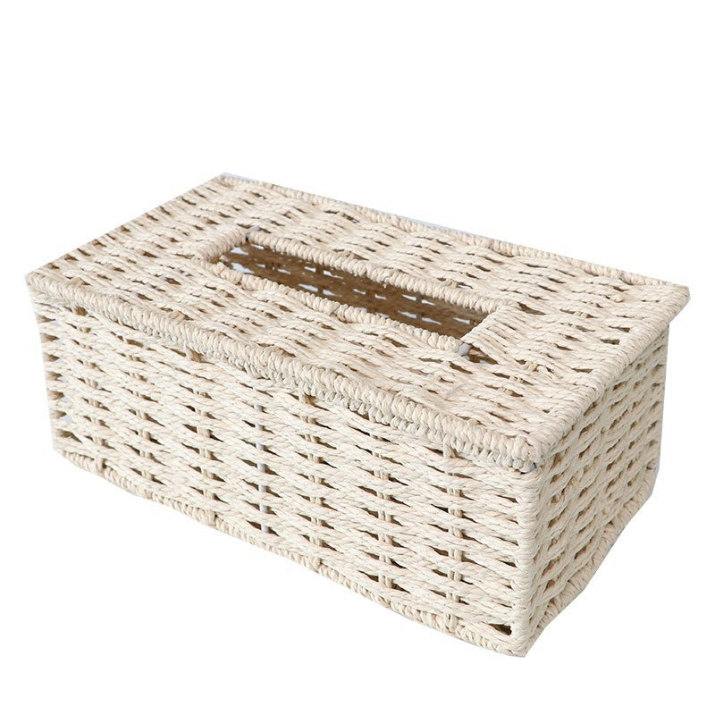 Ladies Storage Basket in Natural Woven Look Kalsten