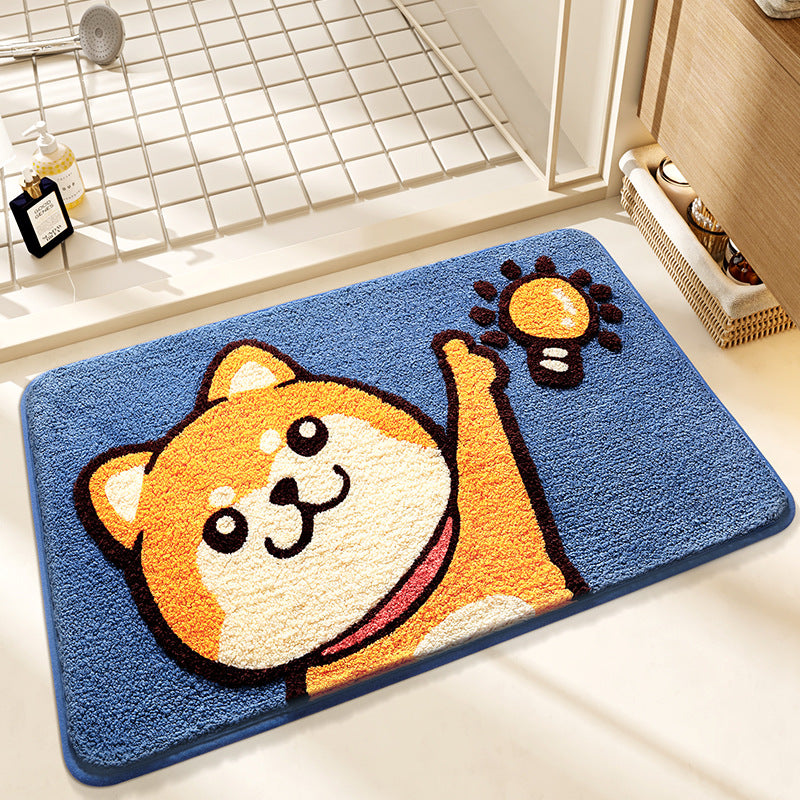 Plush Bunny-Themed Bath Mat Kalsten