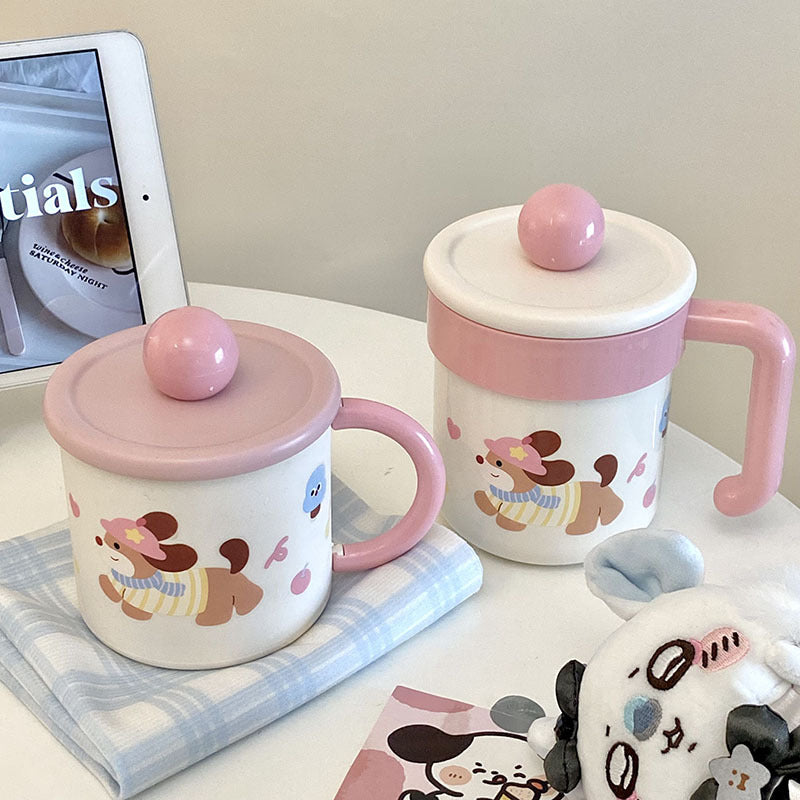 Coffee mug with playful dog design Kalsten
