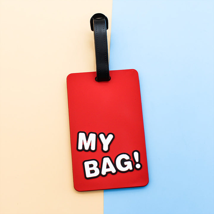Unisex Luggage Tag with Humorous Saying Kalsten