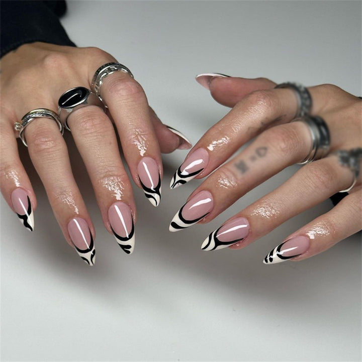 Elegant Heart-Designed Press-On Nail Tips Kalsten