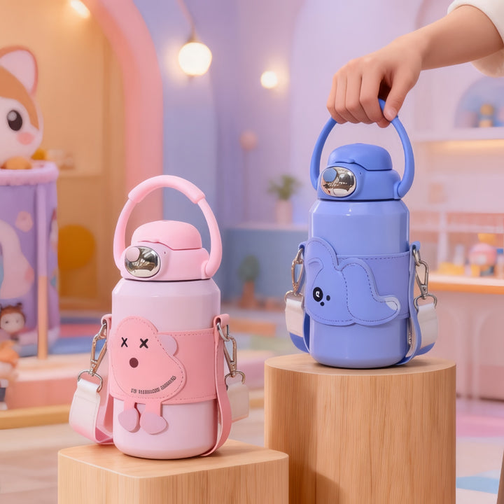 Ladies Insulated Water Bottle with Cute Bunny Design Kalsten