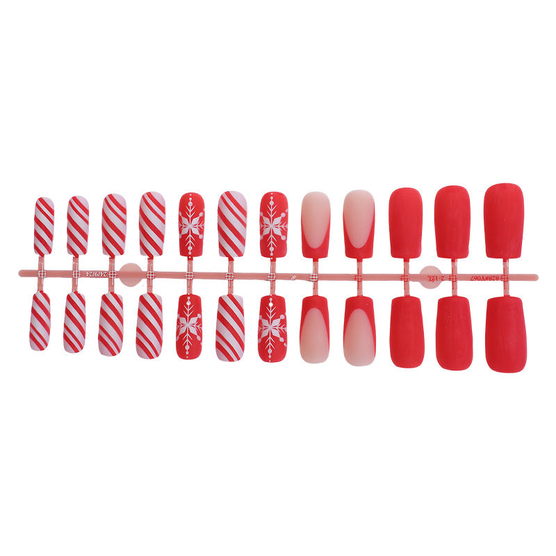 Festive Holiday Press-On Nail Set Kalsten 1788495649