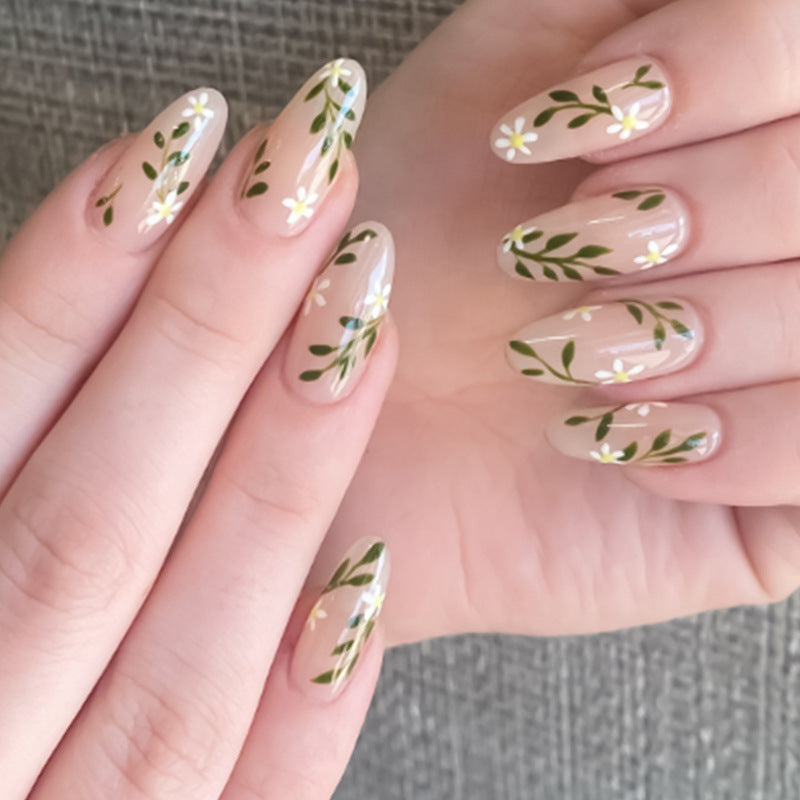 Floral Art Press-On Nail Set