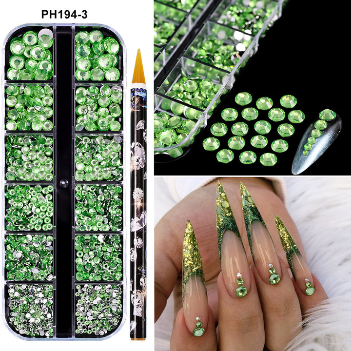 Premium Rhinestone Nail Art Decoration Kit