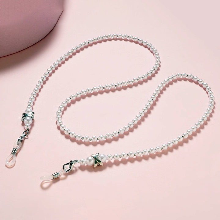 Stylish Pearl Beaded Eyewear Chain Kalsten