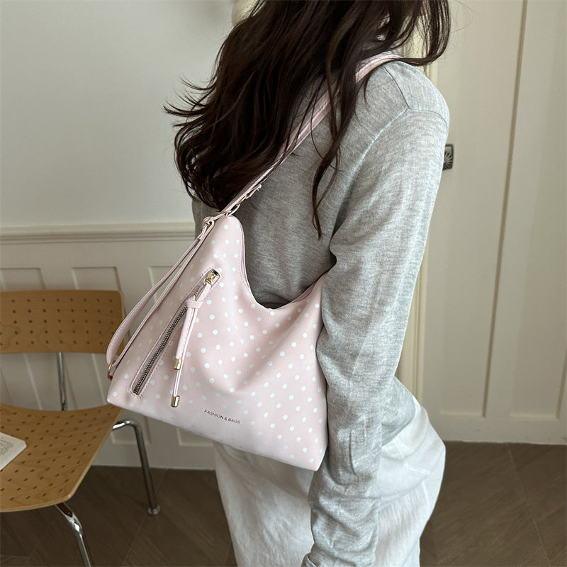 Stylish Polka Dot Crossbody Bag