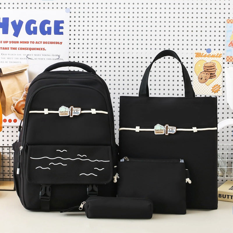 Multi-Compartment Travel Backpack Set
