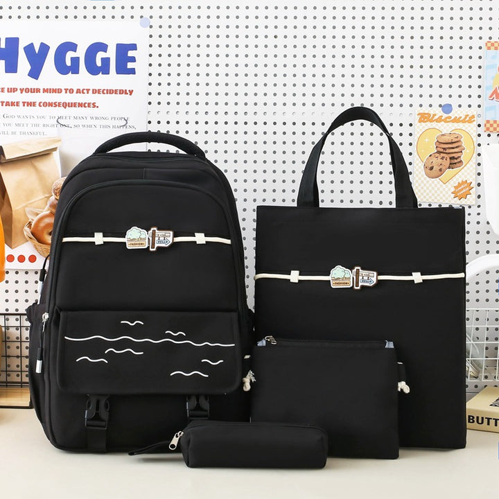 Multi-Compartment Travel Backpack Set