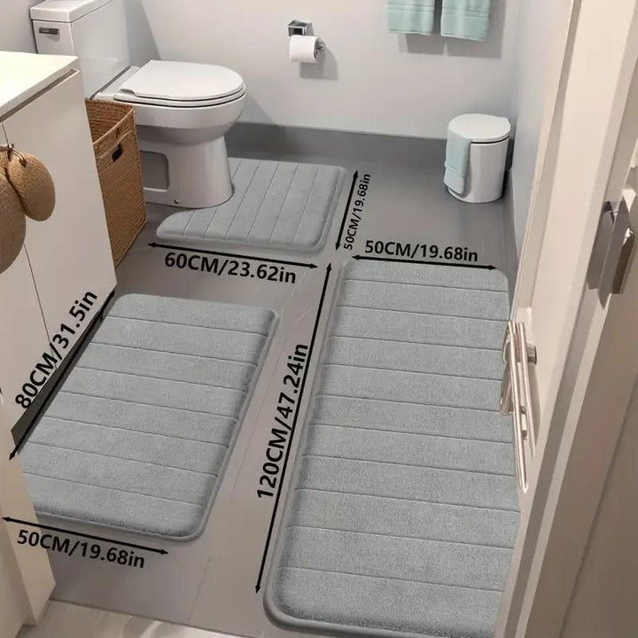 Bathroom Mat Set Kalsten