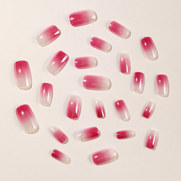 Ombre Glossy Press-On Nail Set Kalsten