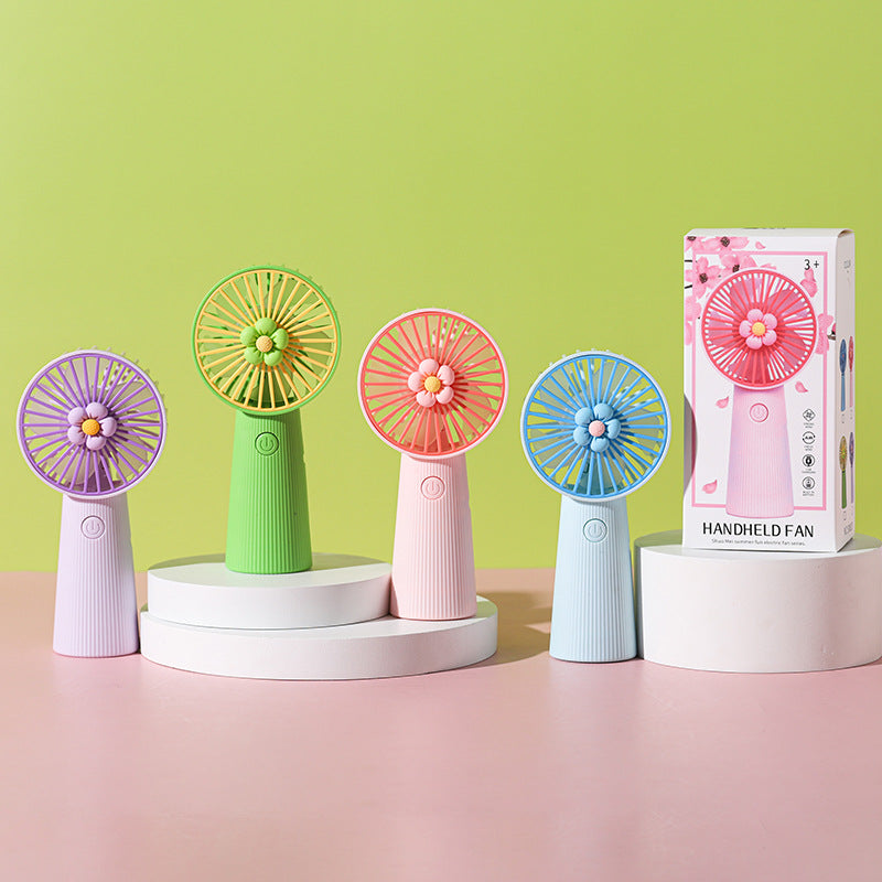 Unisex Portable Hand Fan with Colorful Design Kalsten