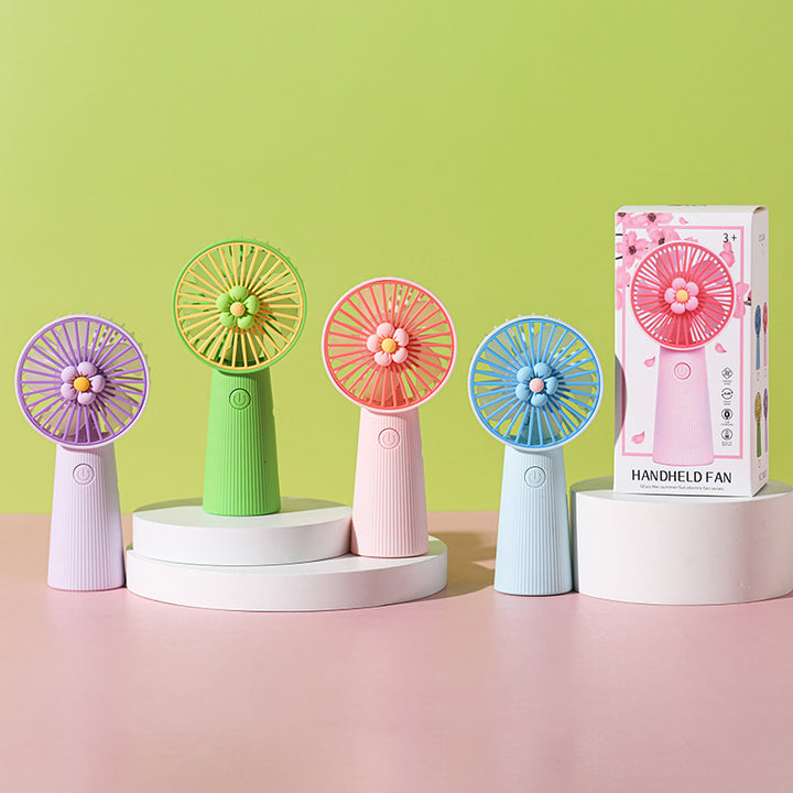 Unisex Portable Hand Fan with Colorful Design Kalsten