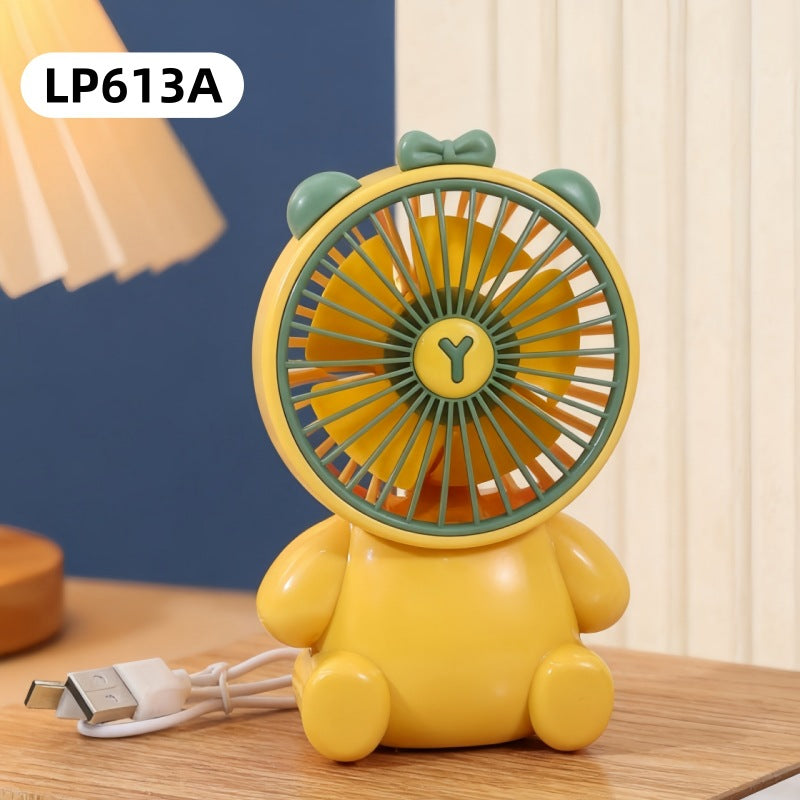 Women's portable USB mini handheld fan with animal design Kalsten