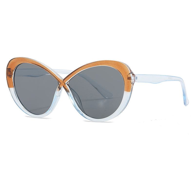 Women Cat-Eye Sunglasses with Mirrored Lenses Kalsten