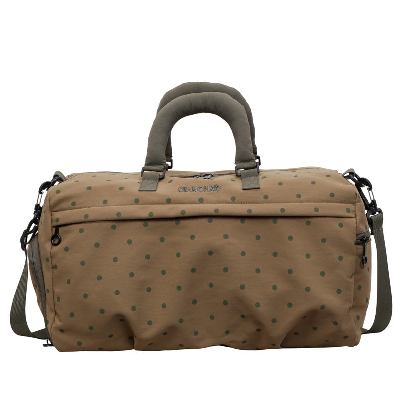Spacious Polka Dot Travel Duffel Kalsten