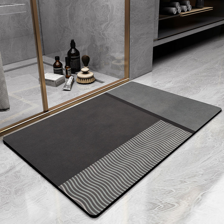 Modern Geometric Design Bath Mat